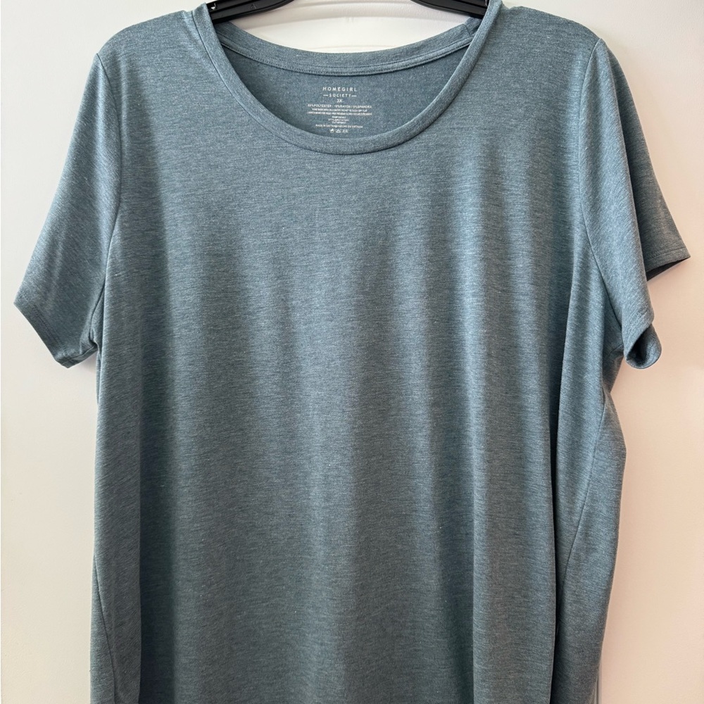 3/$10 Plus Size Gray T-Shirt